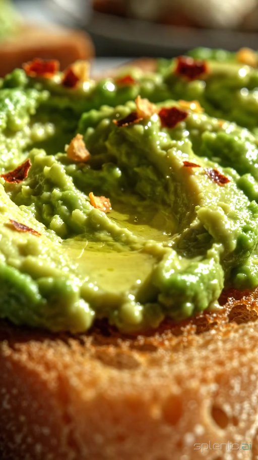 Avocado Toast with Olive Oil and Chili