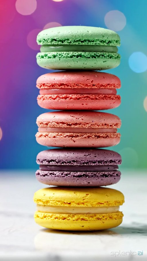 Marble Macarons