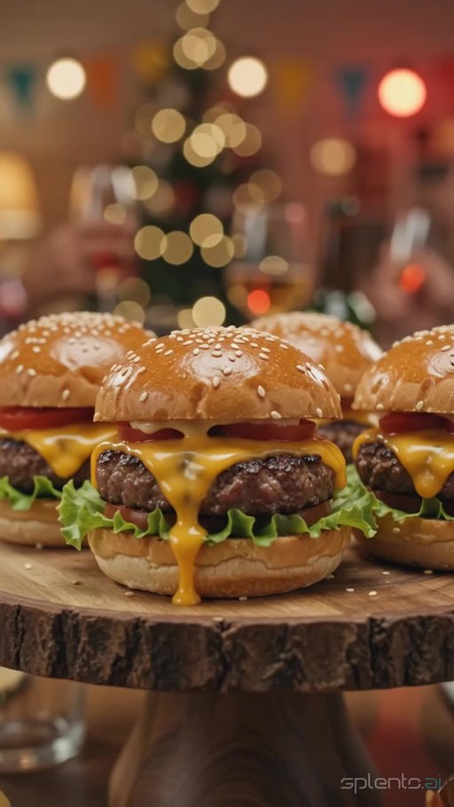 Warm Holiday Cheeseburgers — restaurant video