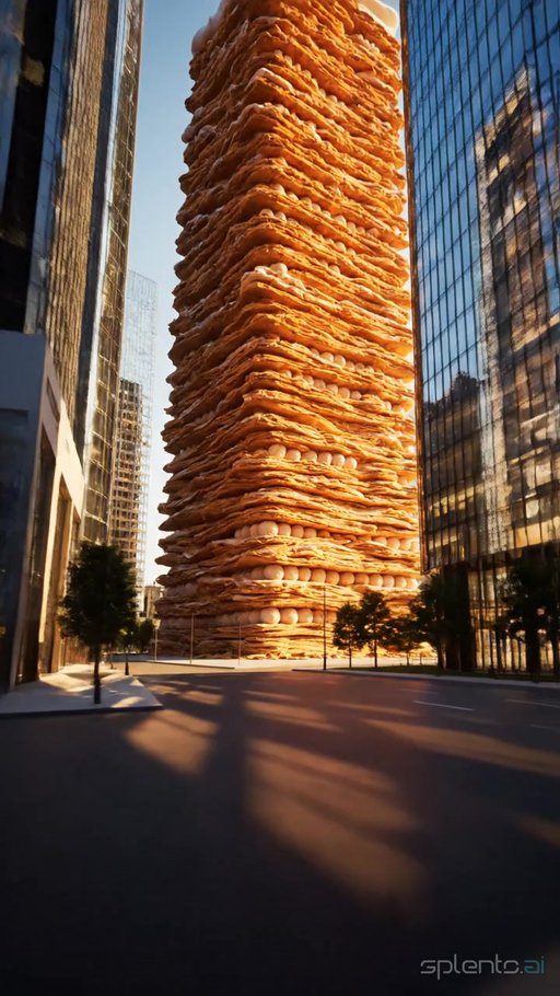Surreal Waffle Skyscrapers