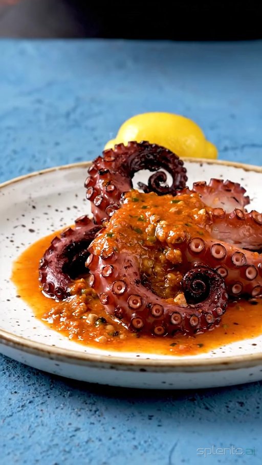 Grilled Octopus with Romesco Sauce