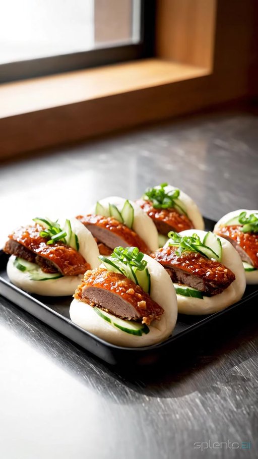Bao Buns with Duck Meat — restaurant video