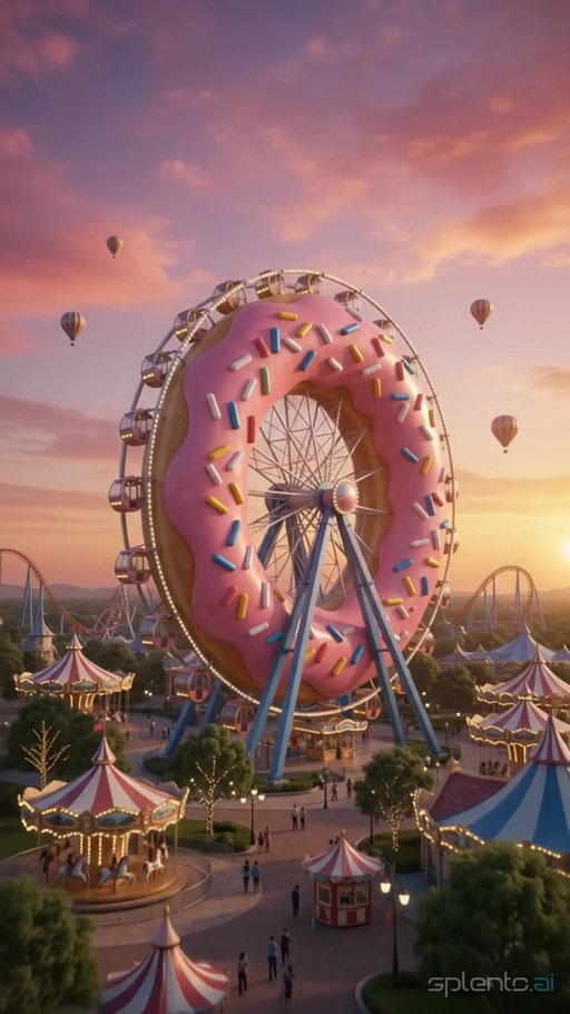 Whimsical Amusement Park
