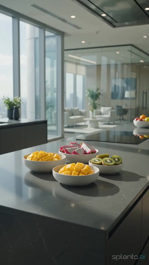 Modern Kitchen Fruit Display