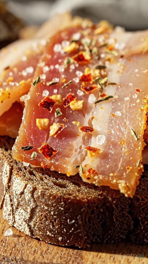 Rye Bread with Cured Meat